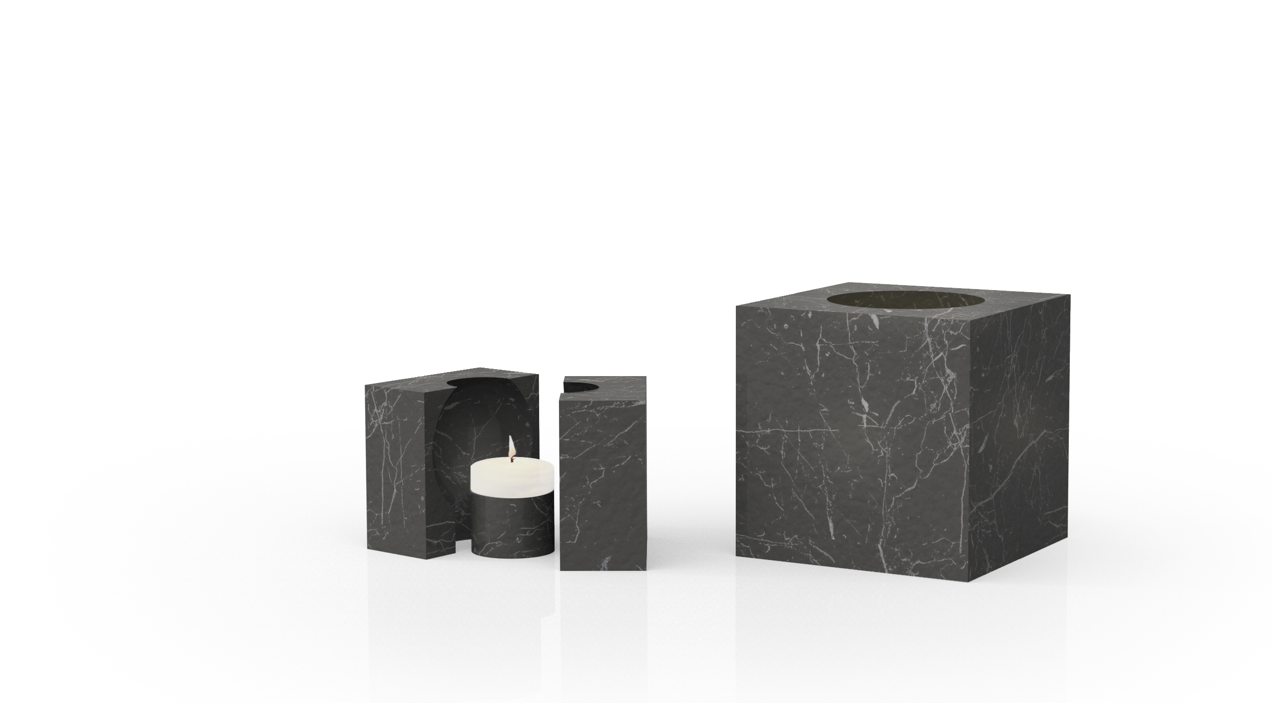 Nero Marquina powder